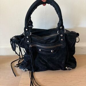 Balenciaga Suede Motocross Classic City